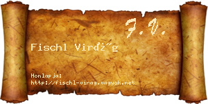 Fischl Virág névjegykártya